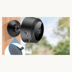 A9 mini camera mounted on wall with bracket