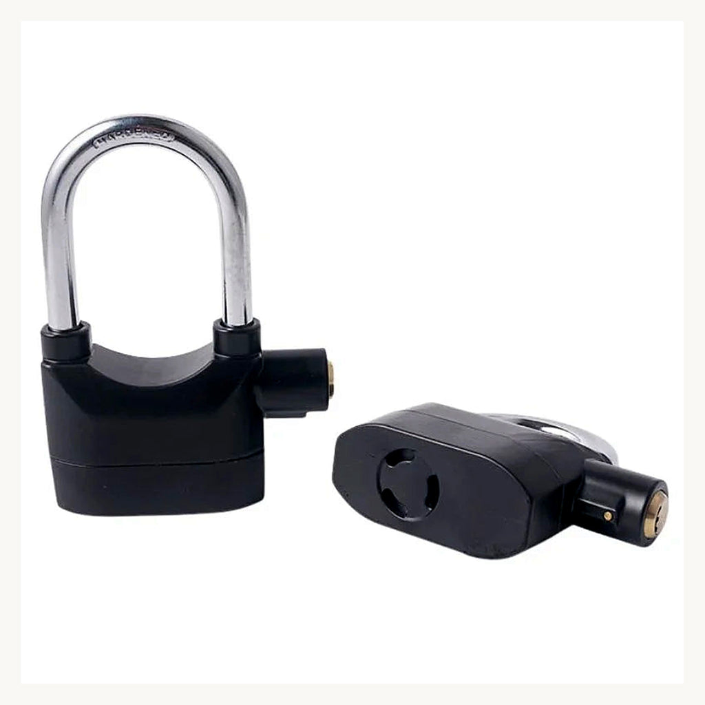 Alarm lock front and side view