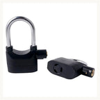 Alarm lock front and side view