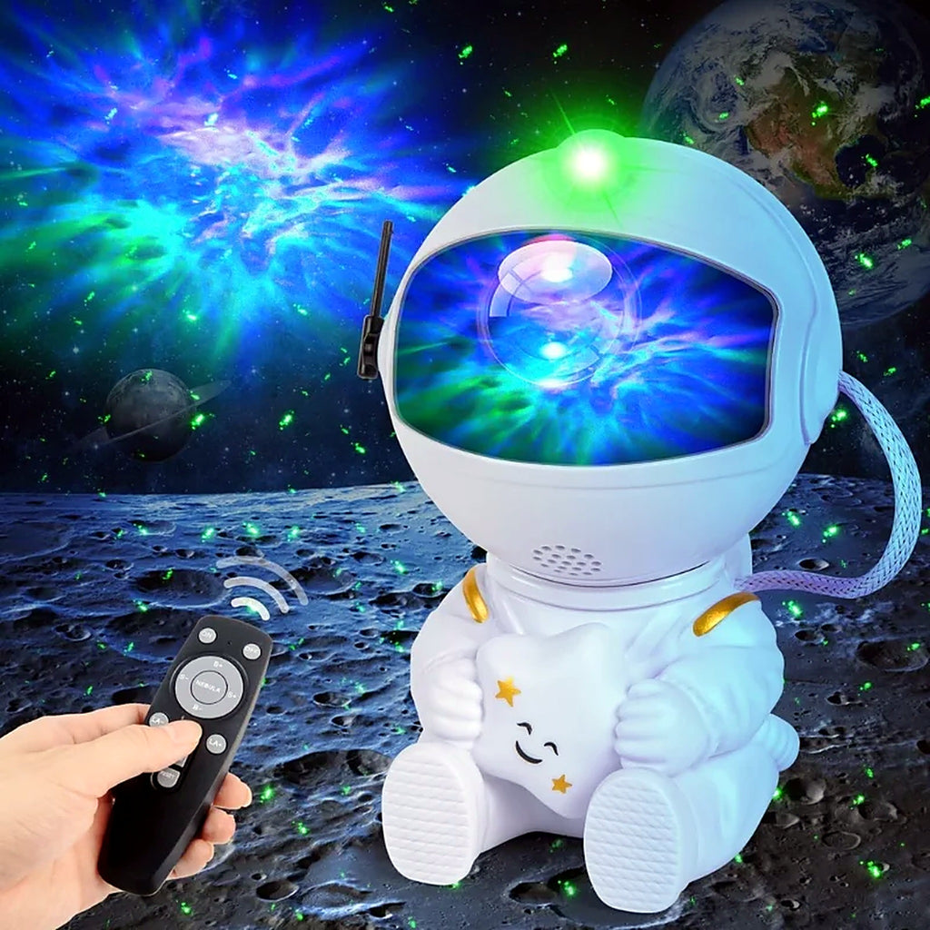 Astronaut nebula projector controlled with remote