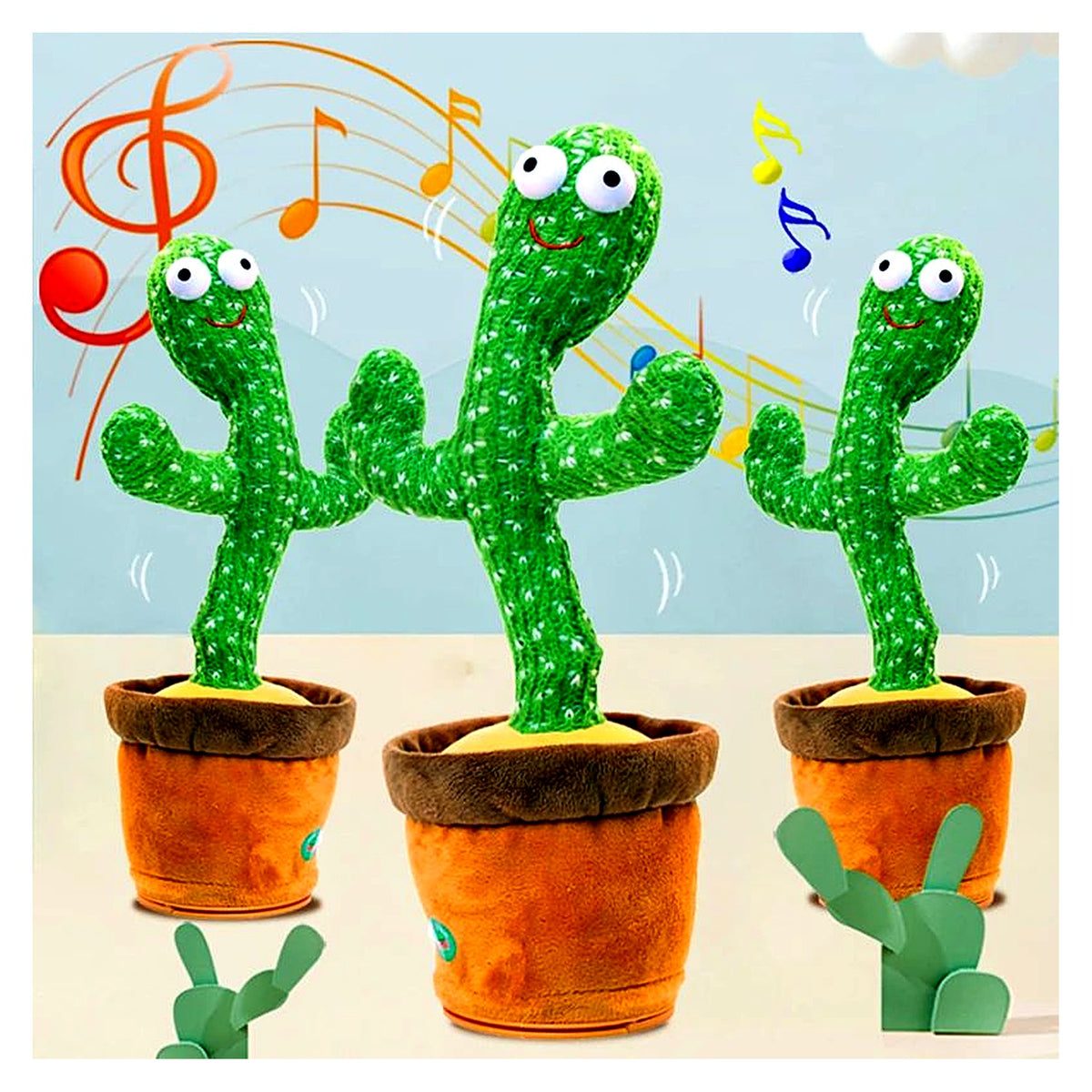 Dancing cactus singing and dancing