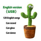 Dancing cactus toy features