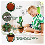 Dancing cactus buttons and USB charging