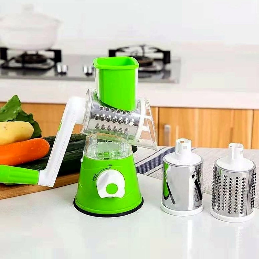 Drum grater on kitchen counter