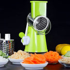 Salad prepared with the drum grater