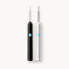 Smart visual ear cleaner with 1080p camera, black and white