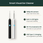 Ear cleaner features infographic