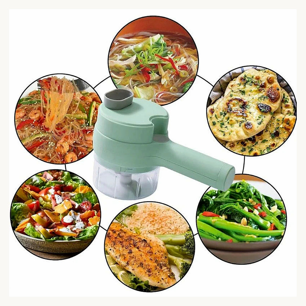 Food chopper with prepared dishes
