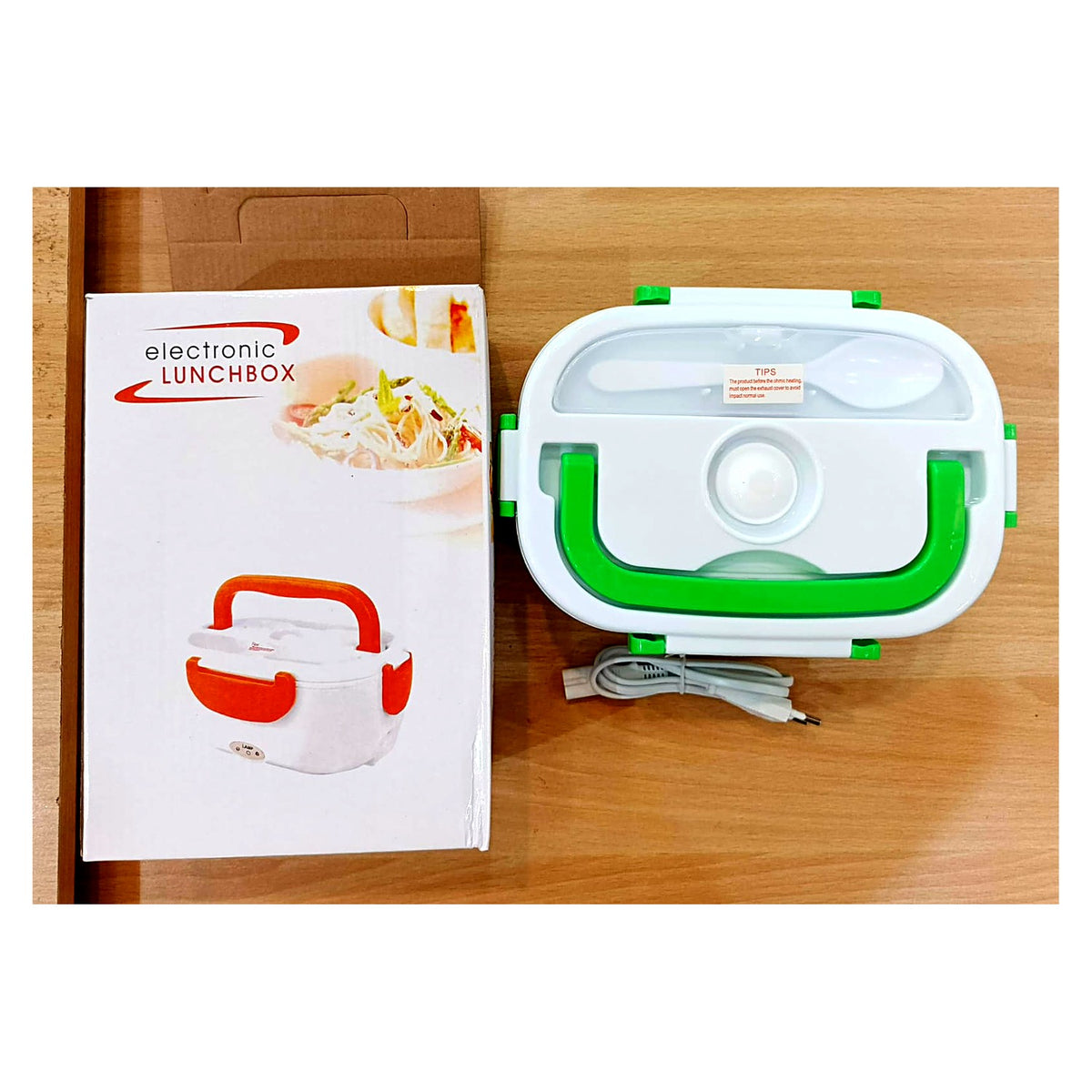 Electric lunch box box contents
