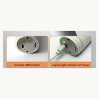 USB charging port and full-charge indicator