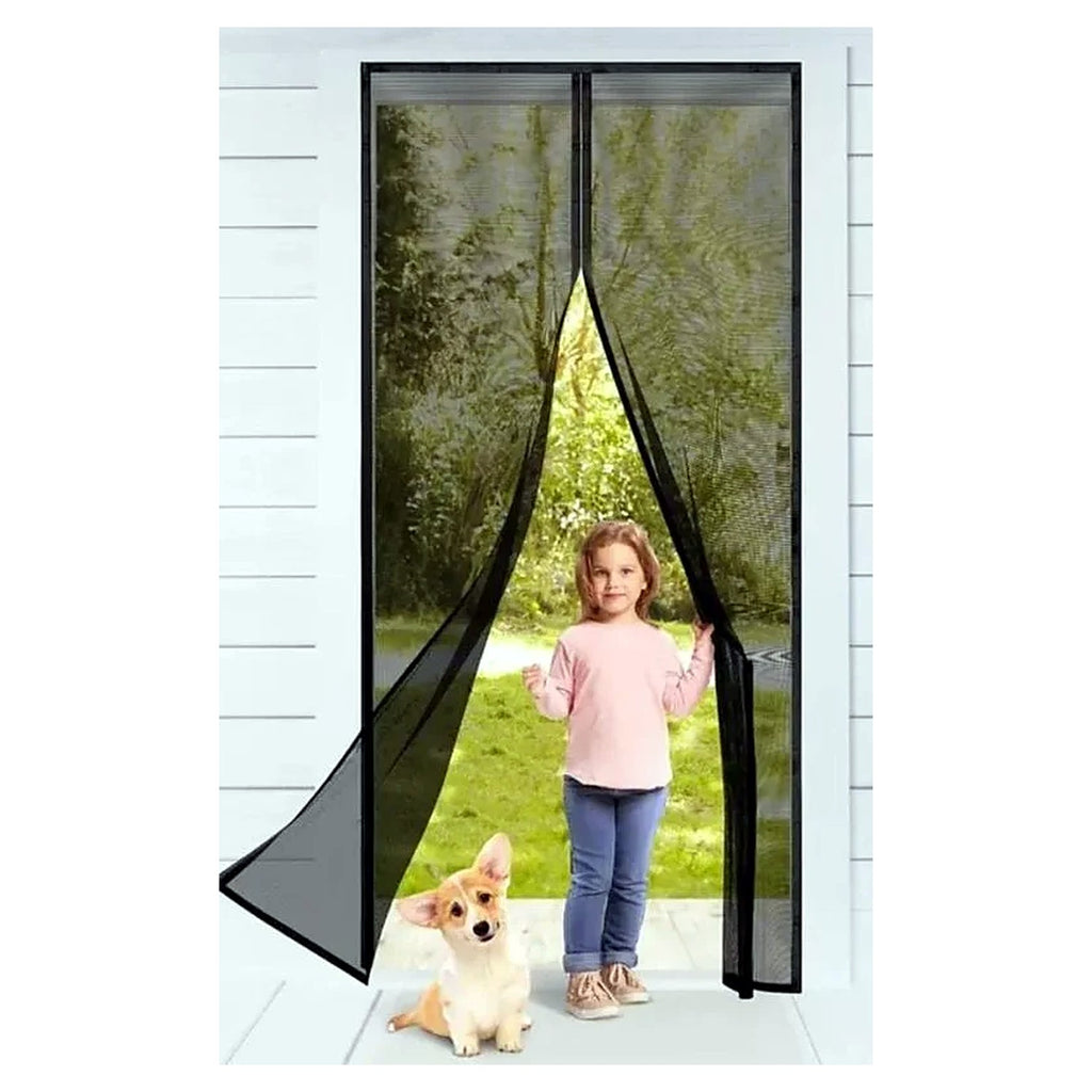 Magnetic mosquito door net for homes with kids and pets