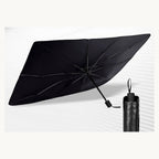 Sunshade with storage sleeve