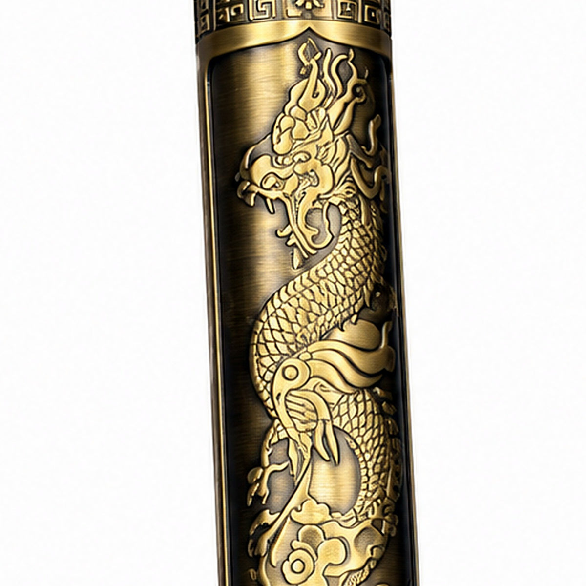 Vintage T9 trimmer engraved metal body detail