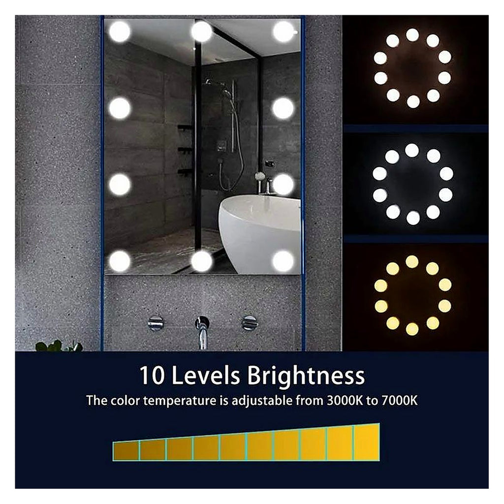 Vanity light brightness levels