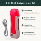 3-in-1 wax heater features infographic